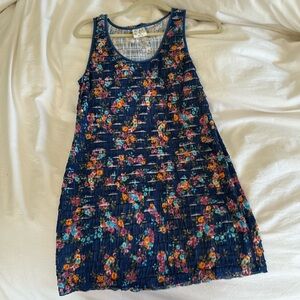Free People floral tunic